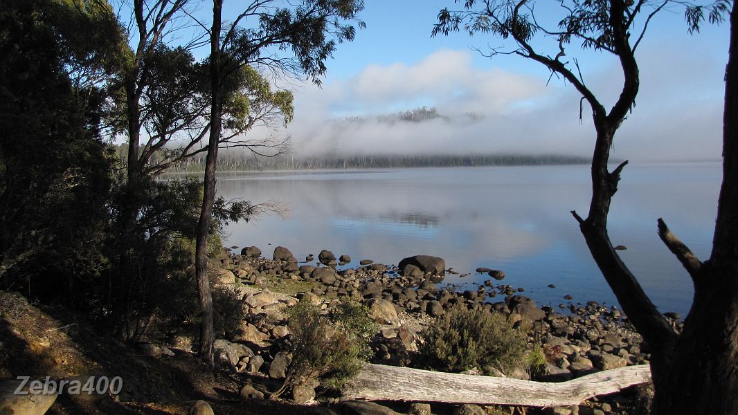 21-Misty views across Lake St Clair.JPG